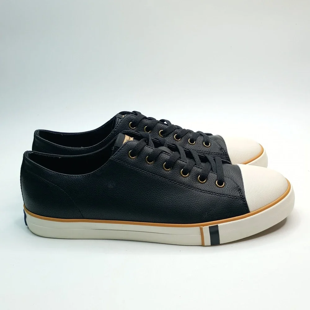 Ben Sherman Dorset Lo LX Men Size 10.5 Black Memory Foam Sneakers